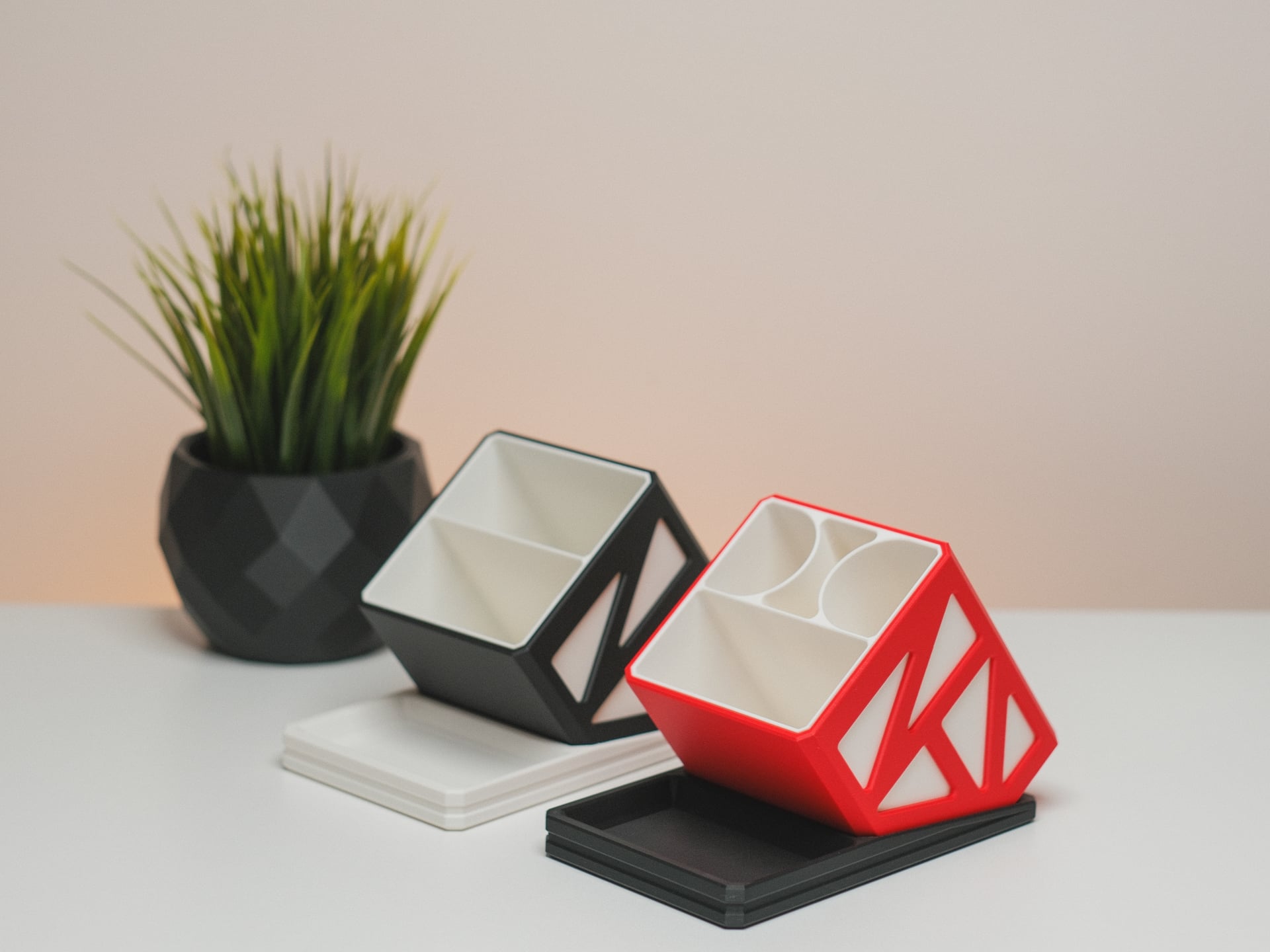Modular Desk Organiser 3d model