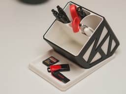 Modular Desk Organiser 3d model