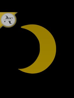 Simple Moon Symbol - 2D Art 3d model