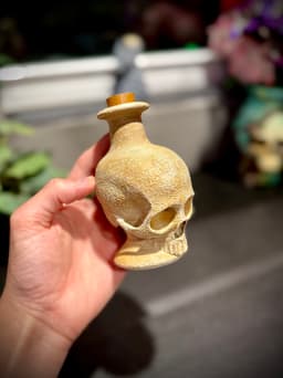 Skull potion bottle 3d model