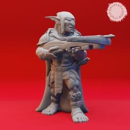 Goblin Warband - Tabletop Miniatures (Pre-Supported) 3d model