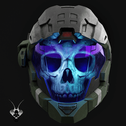Halo Reach Haunted/Pilot Helmet 3d model