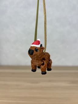 Highland Cow Christmas Ornament 3d model