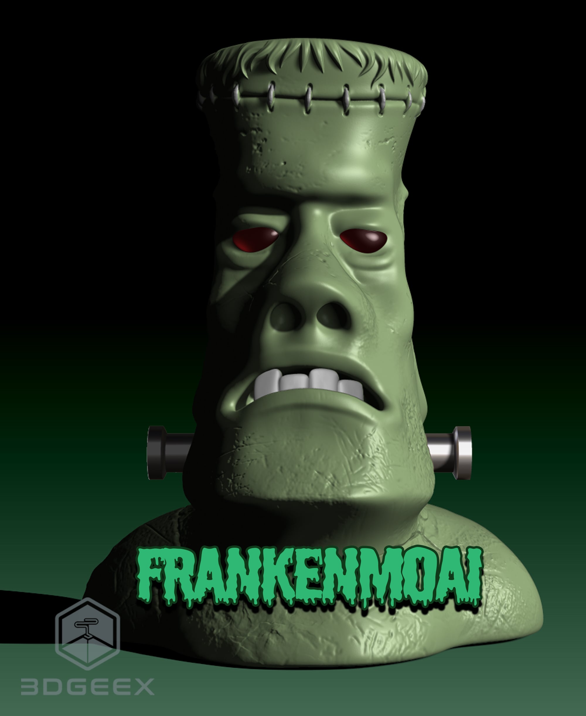 Frankenmoai 3d model