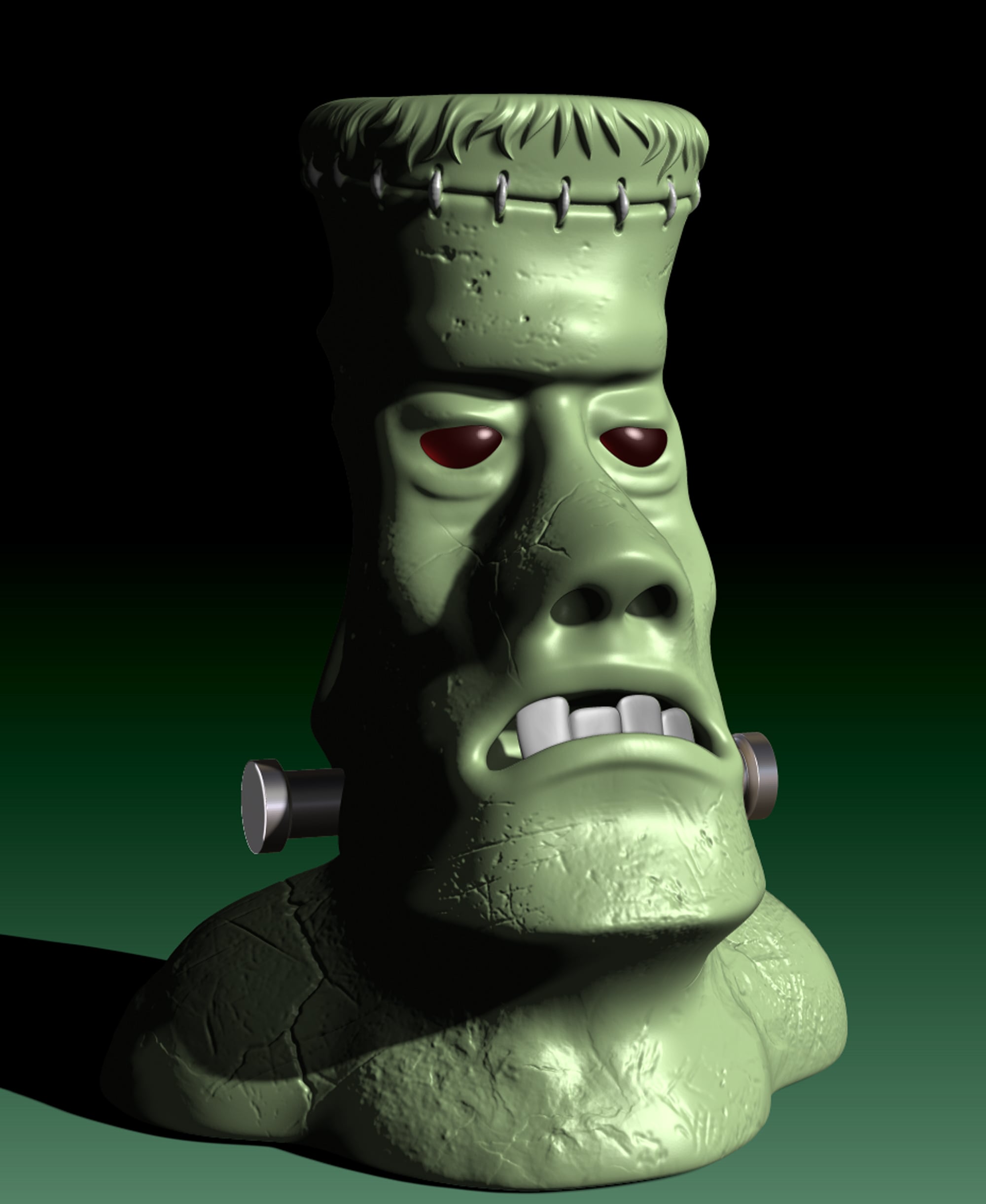 Frankenmoai 3d model