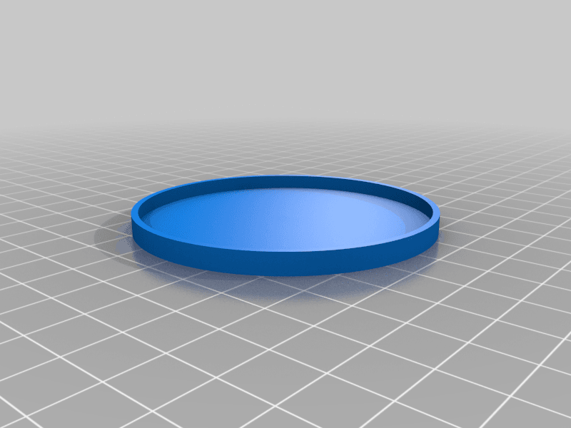 Parametric Snug Can Lid 3d model