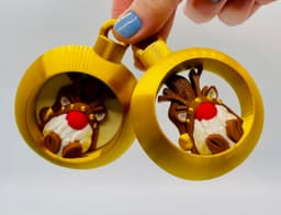 Reindeer Gnome Ornament Set 2024 3d model