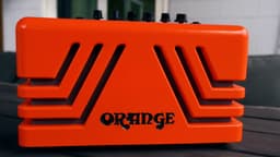 Orange Crush Practice Amp Shell 3d model