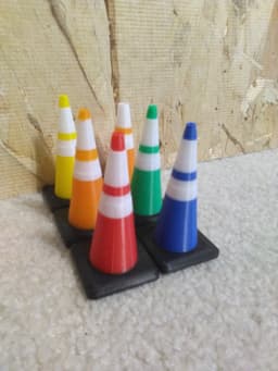Caution cone 3d model