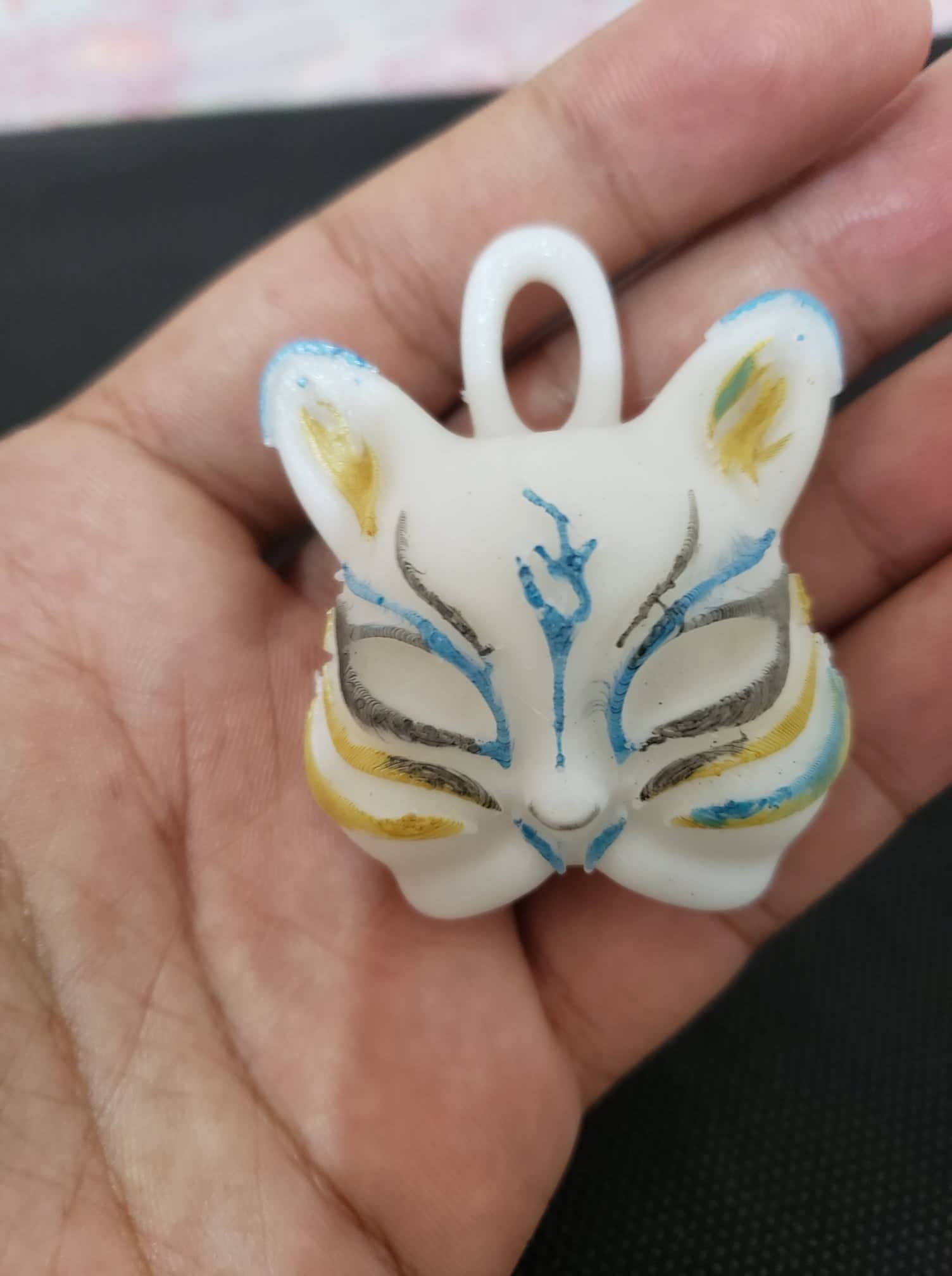 Cat Key Chain 3d model