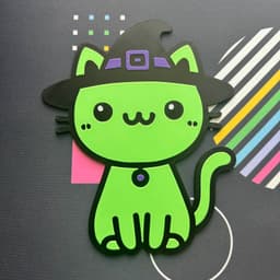 Witch Cat 3d model