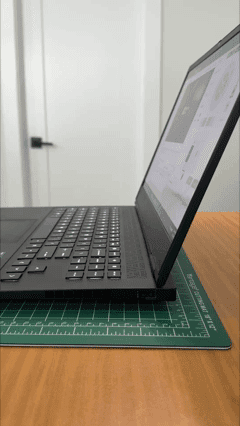 Keychain Laptop Stand 3d model