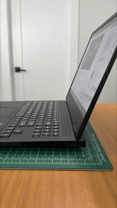 Keychain Laptop Stand 3d model