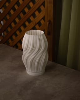 Silk - Textured Ambient Lamp Shade 3d model