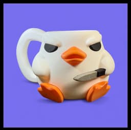 Stabby Ducky Pint Holder and Container 3d model