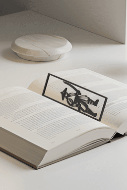 Samurai Bookmark, Gift Idea 3d model