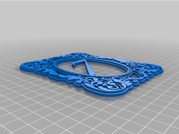 Wedding Table Numbers 3d model