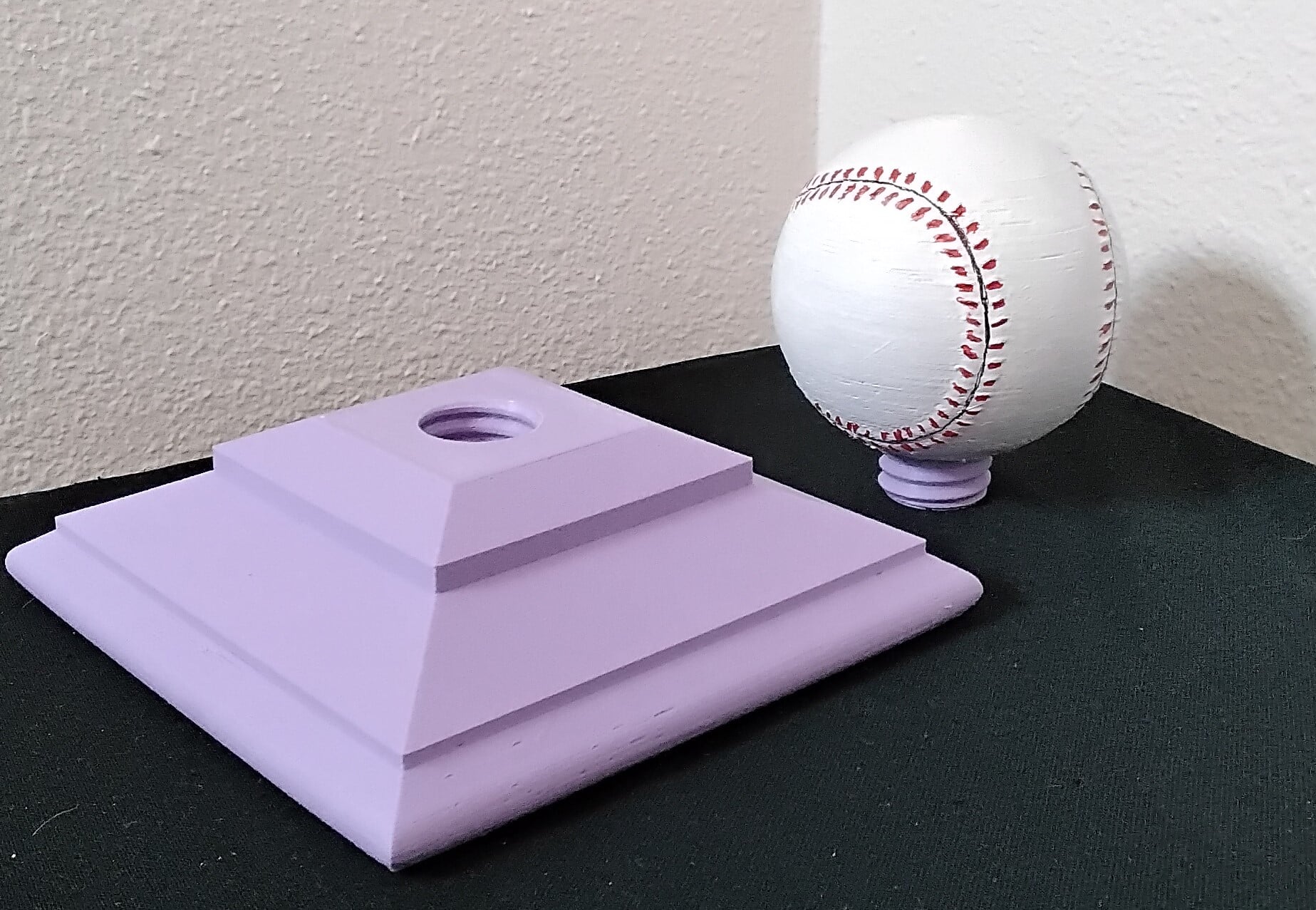 Screw Post Cap Baseball top 3d model
