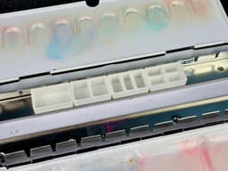 Full Watercolor Pans Collection in 4 Partitionings 3d model