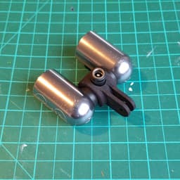 AyUp lights to GoPro mount adaptor 3d model