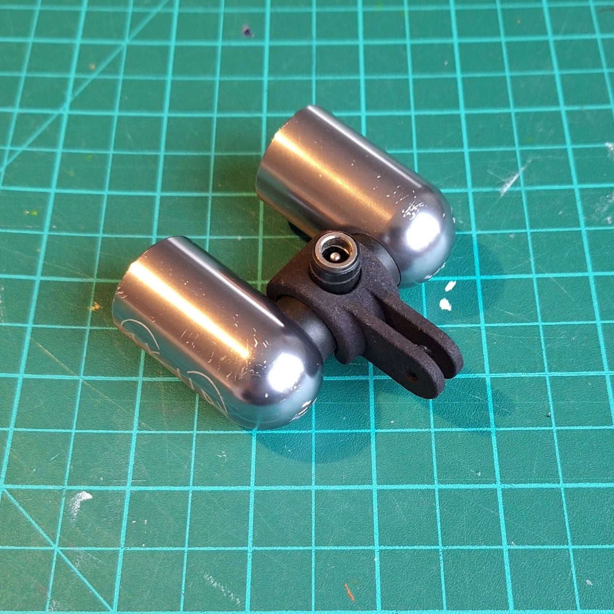 AyUp lights to GoPro mount adaptor 3d model