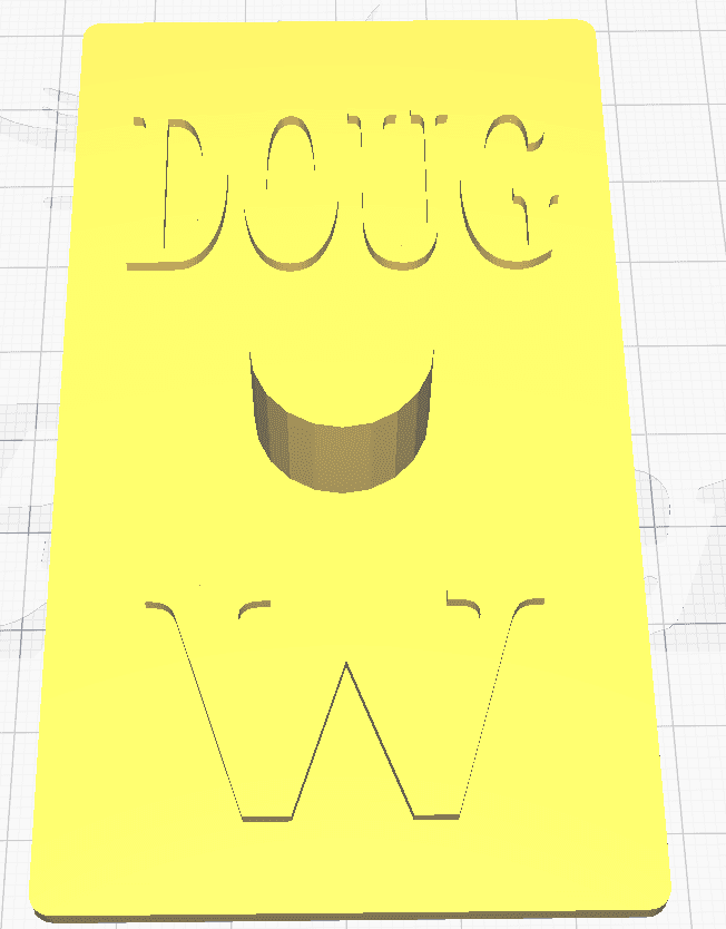 DISPLAY COVER MY NAME.stl 3d model