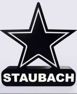 Dallas Cowboys Sign – LED Strip Compatible 3d model