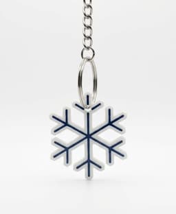 SnowFlake_KeyChain_PrintStart3D.stl 3d model