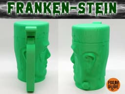 Franken-Stein Flip Top Can Coozie 3d model