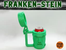 Franken-Stein Flip Top Can Coozie 3d model