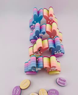 Candy Bunny Clicker Key Chain Bawk! Bawk! 3d model
