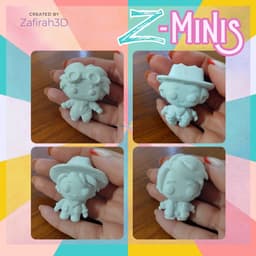 Z-Minis Back to the Future Collection 3d model