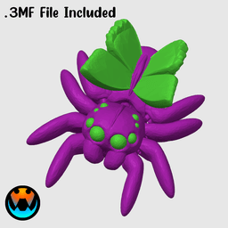 Tiny Fairy Spider 3d model