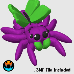 Tiny Fairy Spider 3d model
