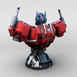 Optimus Bust 3d model