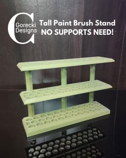 Tall Paint Brush Stand 3d model