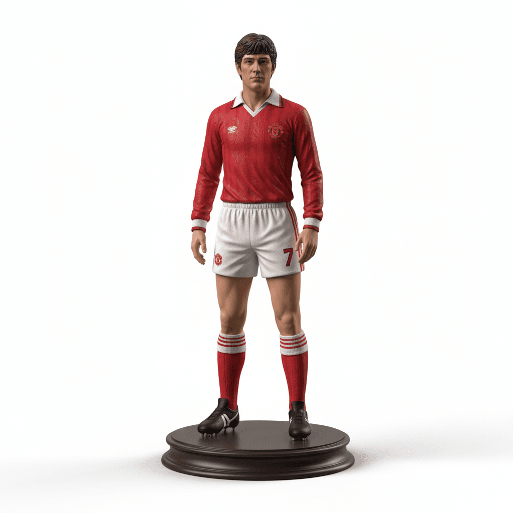 Football Player : George Best Football Soccer Legend 3d model
