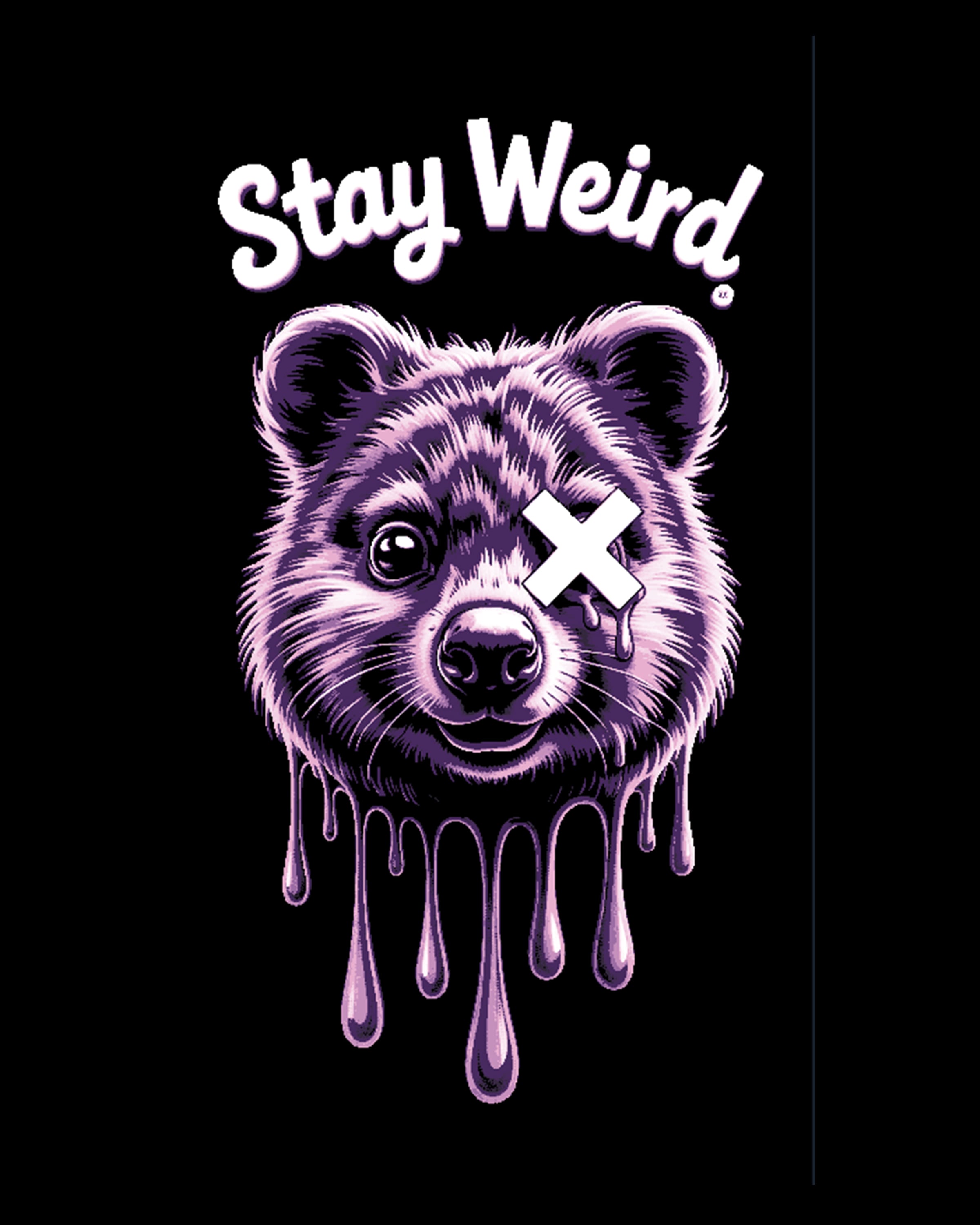 Say it with a Sign - Stay Weird 3d model