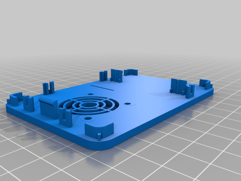 Raspberry Pi 4 Top - CANAKIT 3d model