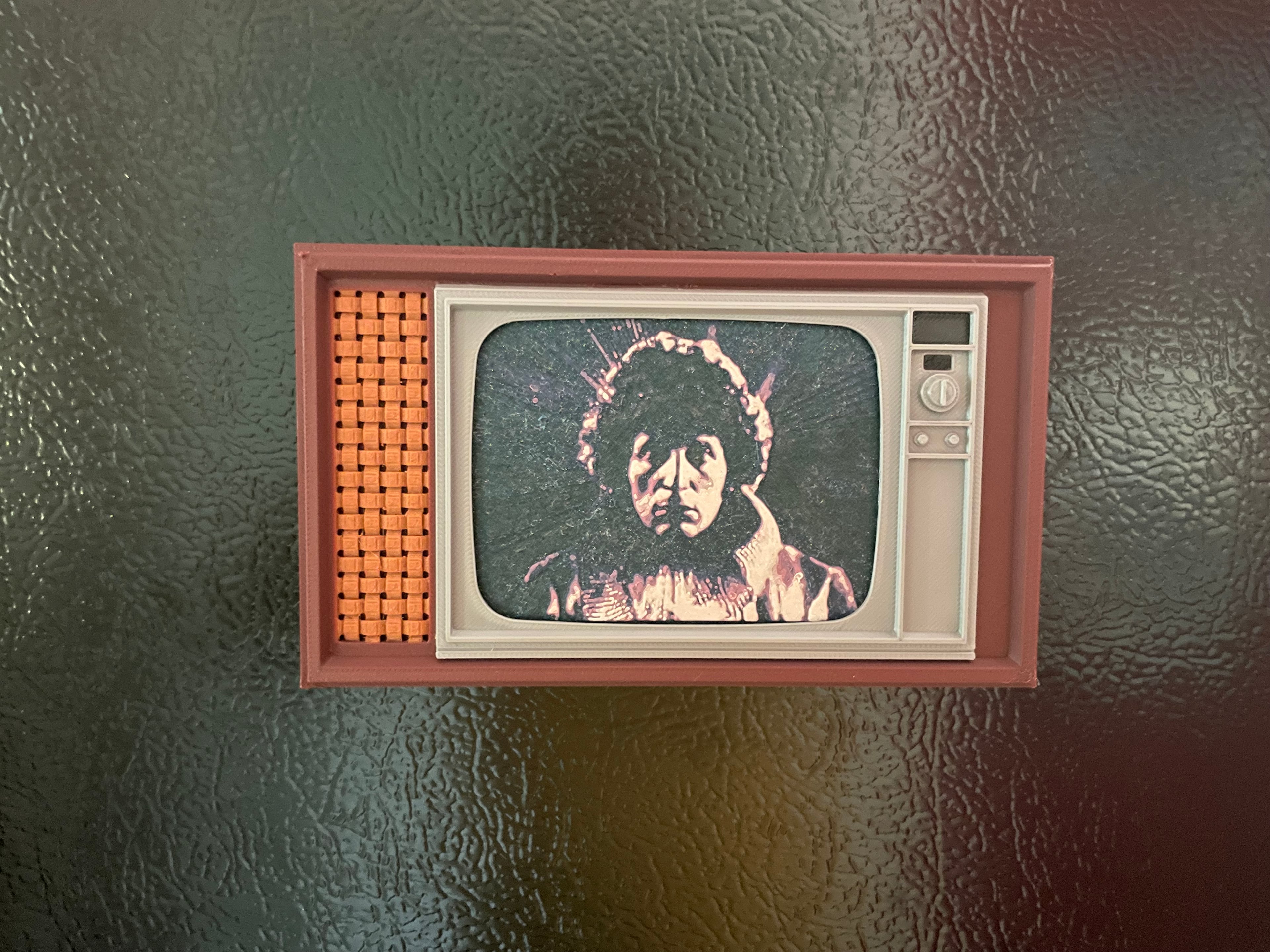 1967 Retro TV Magnet 3d model