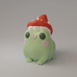 Butt Frog Pack 3d model