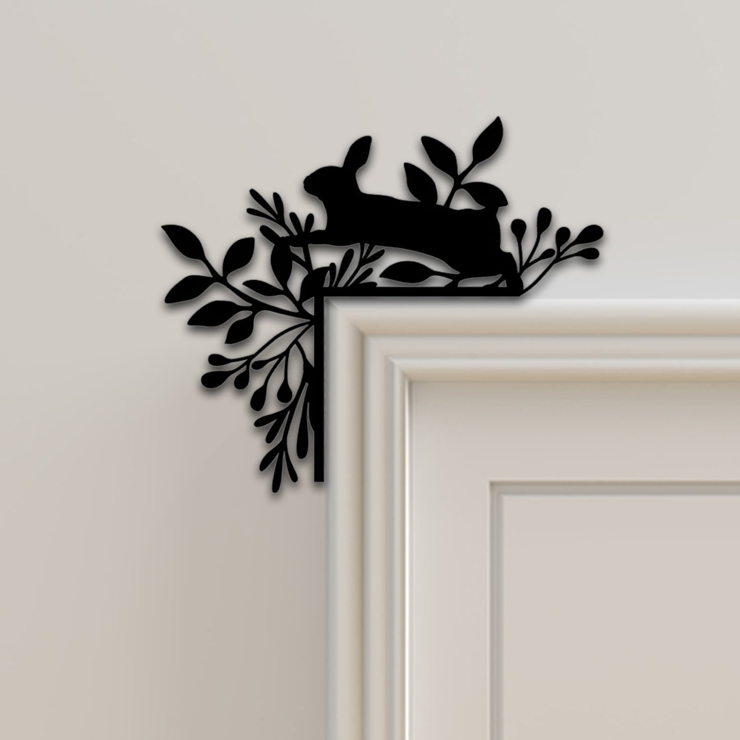 Rabbit Door Corner Decor 3d model
