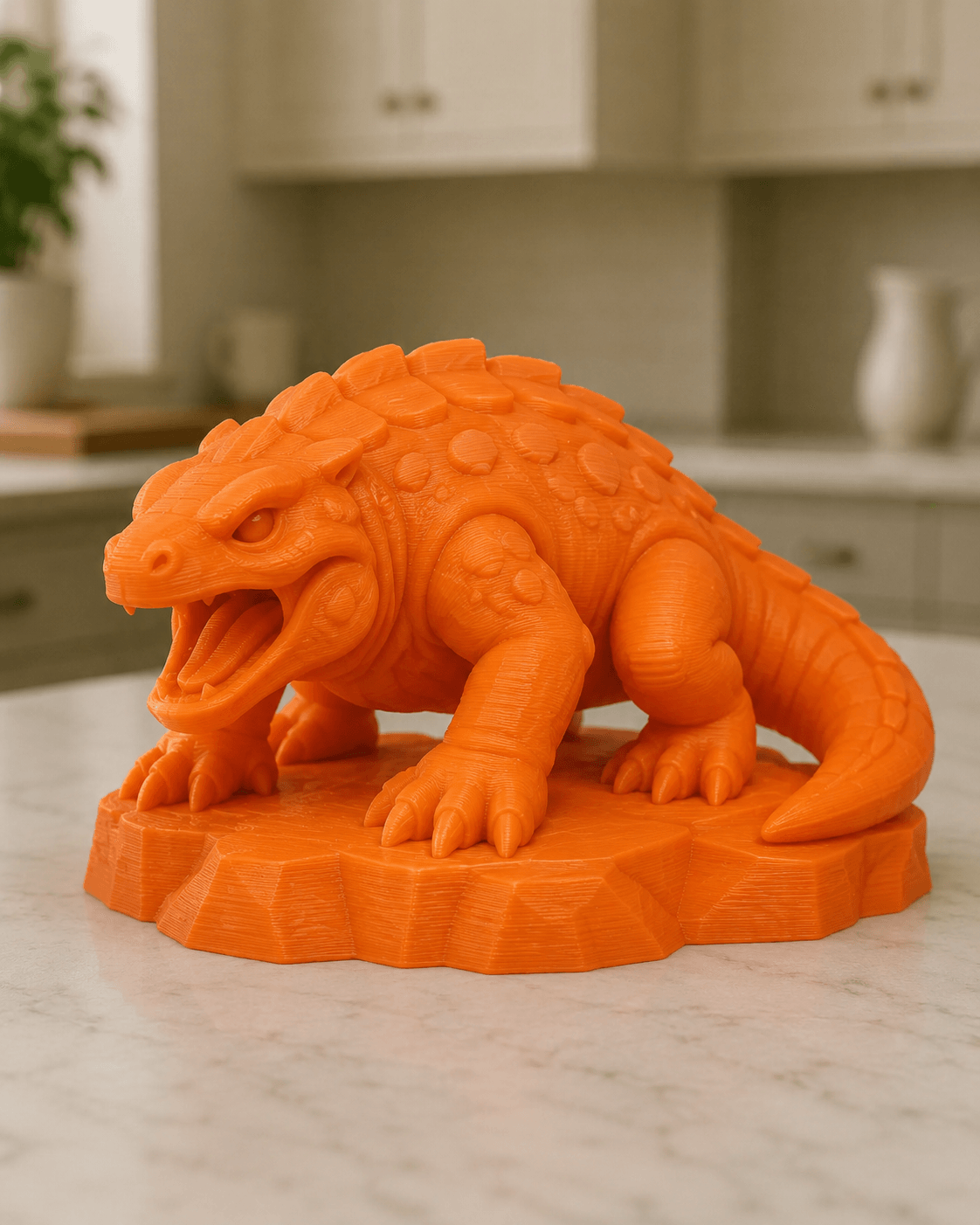 Giant Lizard Beast STL 3d model