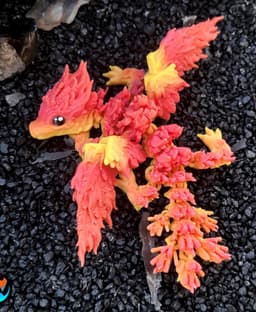 Baby Phoenix Dragon 3d model