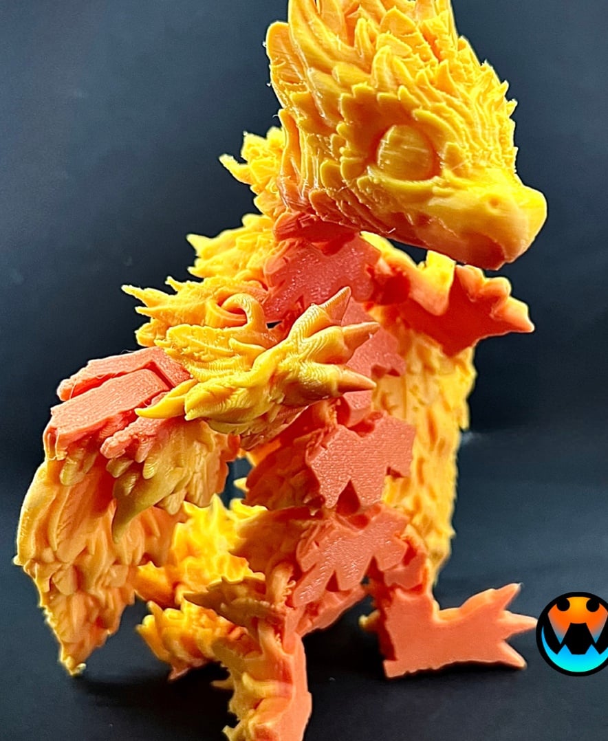 Baby Phoenix Dragon 3d model
