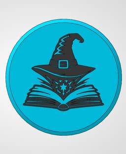 Wizard Dice Container And Tray Threaded 3d model
