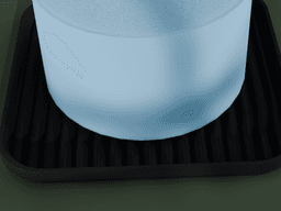 Stackable Scalloped Square Coaster Set 3D Print STL File | 3 Sizes 3d model