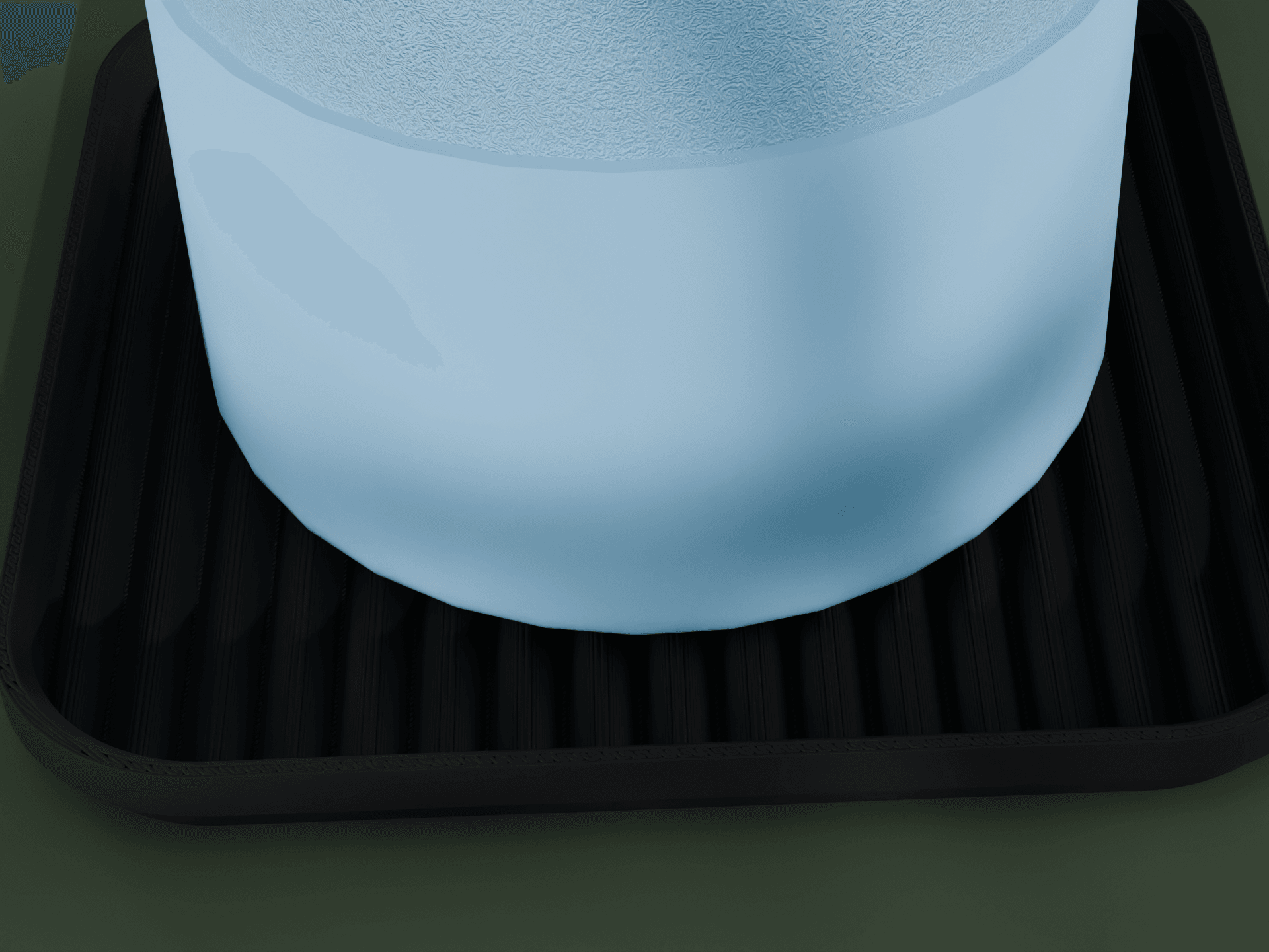 Stackable Scalloped Square Coaster Set 3D Print STL File | 3 Sizes 3d model