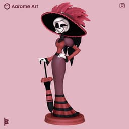 Rosie Hazbin Hotel 3d model