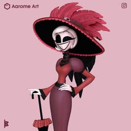 Rosie Hazbin Hotel 3d model